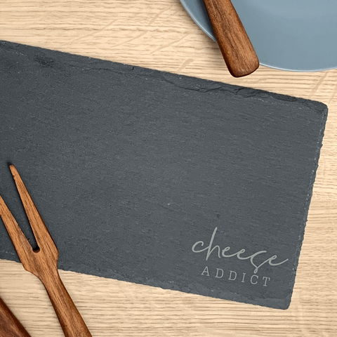 Slate Paddle Cheese Large Serving Board - Cheese Addict