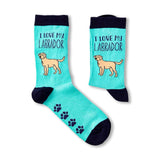 Ladies I Love My Labrador Socks