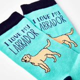 Ladies I Love My Labrador Socks