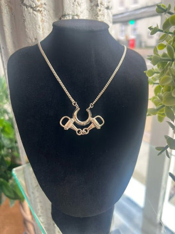 Horse Shoe and Snaffle Necklace - The Mane Dealer