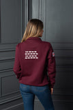 Tidal 1/4 Zip Ruby Port