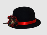 Navy Pure Wool Lead Rein Hat