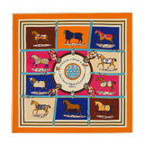 Racehorse Large Silk Scarf