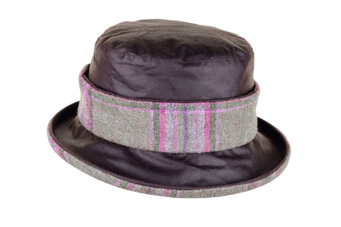 Natalie Wax Cotton and Tweed Hat