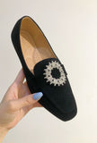 Crystal Suede Loafer